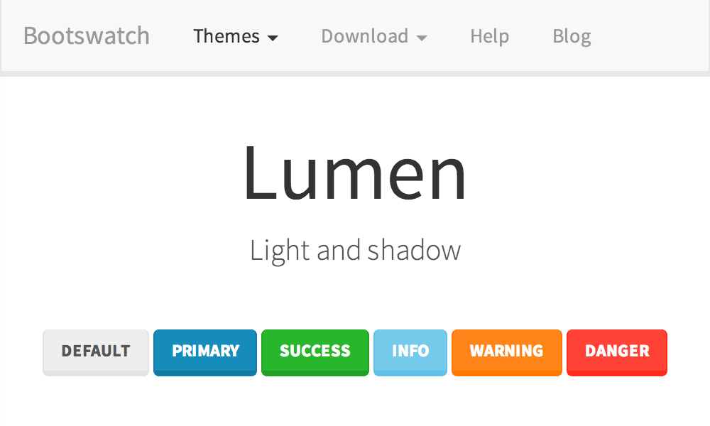 Lumen Bootswatch theme